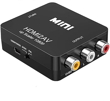 液晶テレビ HDMI USB LAN コンポジット コンポジット映像を4K HDMI映像に変換するアップスキャン
